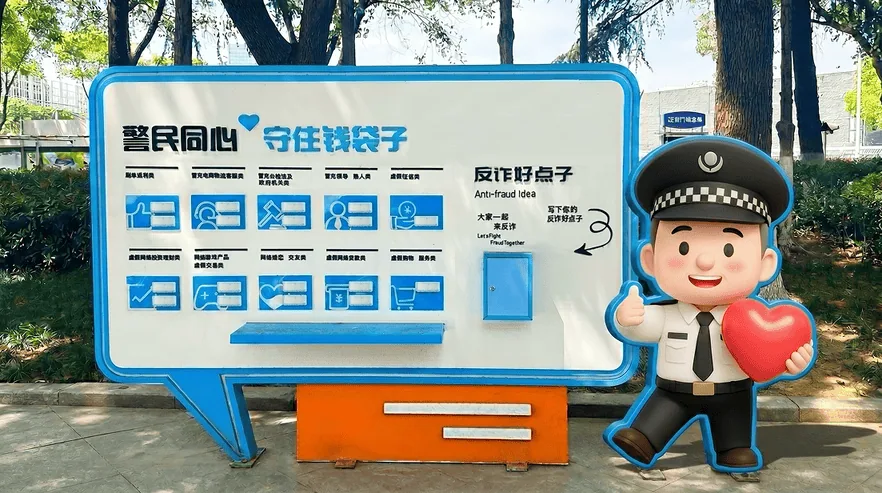反诈主题宣传栏
